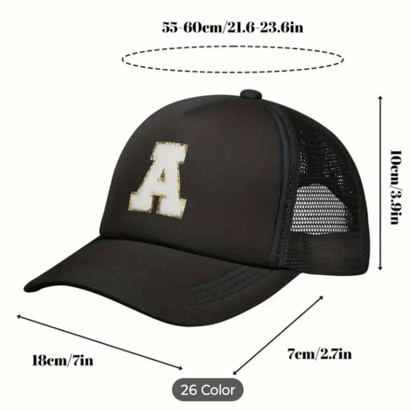 Truck hat matching crossbody bag your personal initial - Picture 3 of 3